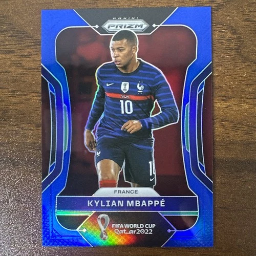 2022 Panini FIFA World Cup Prizm Kylian Mbappe #101 Blue /299