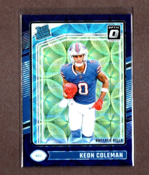 2024 Panini Donruss Optic Purple Scope Prizm KEON COLEMAN (RC) rookie #263 Mint