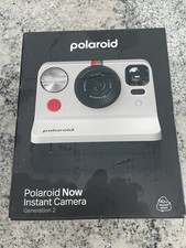 Polaroid Now 2nd Generation I-Type Instant Film Camera - Black White - SEALED