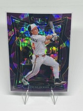 2025 Panini Select - Concourse Luke Keaschall #42 Purple Ice Prizm /175 (RC)