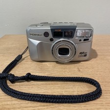 Pentax IQZoom 130M-Silver-38-130mm Lens Camera-PARTS ONLY UNTESTED-READ-