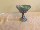 Vintage Fenton Grapes And Leaves Pattern Carnival Glass Bowl