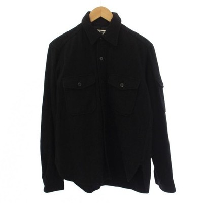 Engineered Garments Wool Nylon Long Sleeve Shirt Black S
