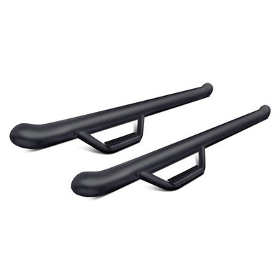 For Chevy C2500 88-98 N-Fab C8846RC-TX 3'' Cab Length Black Round Nerf Steps