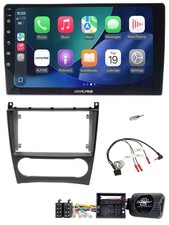 Alpine MP3 Lenkrad Bluetooth 9 Zoll USB Autoradio für Mercedes C-Klasse W203 CLK Alpine MP3 Lenkrad Bluetooth 9 Zoll USB Autoradio für Mercedes C-Klasse W203 CLK