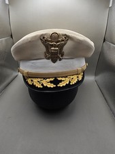 Ventage Us Navy Officer Visor Cap, US Navy Commander captain Rank Cap