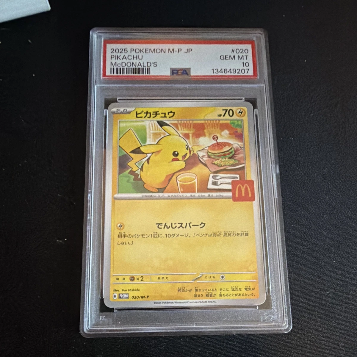 Collectible Individual Grade 10 Pikachu Pokémon TCG Card Games in