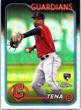 2024 Topps Chrome Logofractor Edition #29 José Tena Cleveland Guardians