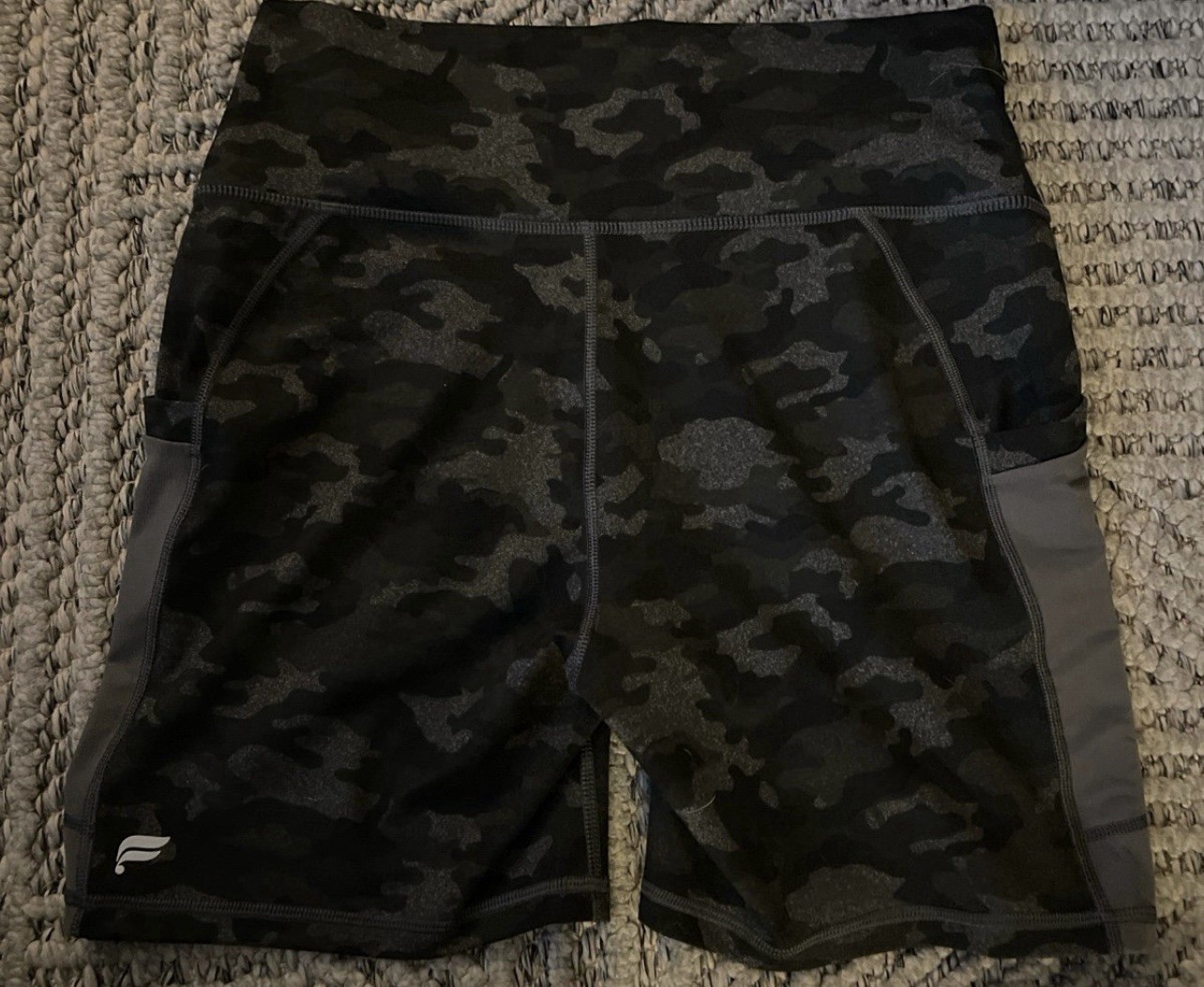 Fabletics Powerhold Define High-Waisted Camo Bike… - image 2