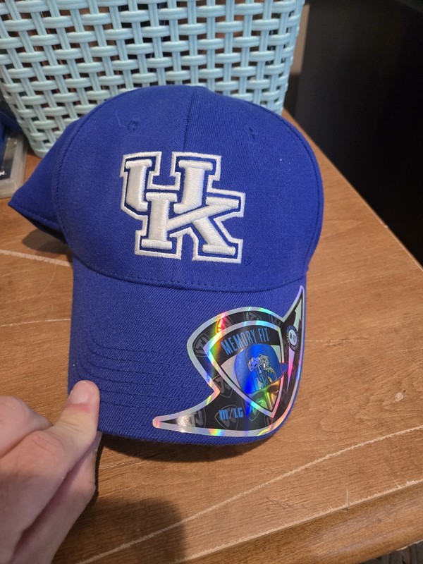 UK Kentucky Wildcats Hat Cap Mens One Size Blue Fitted NCAA Casual Adult