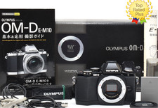    N MINT in Box OLYMPUS OM-D E-M10 16MP Digital SLR Camera Black From JAPAN