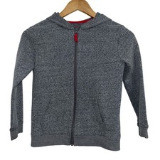 Cat Jack Kids Full Zip Sweatshirt Hoodie Gray Small 6/7