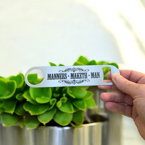 Bottle Opener - Manners Maketh Man - Picture 5 of 6