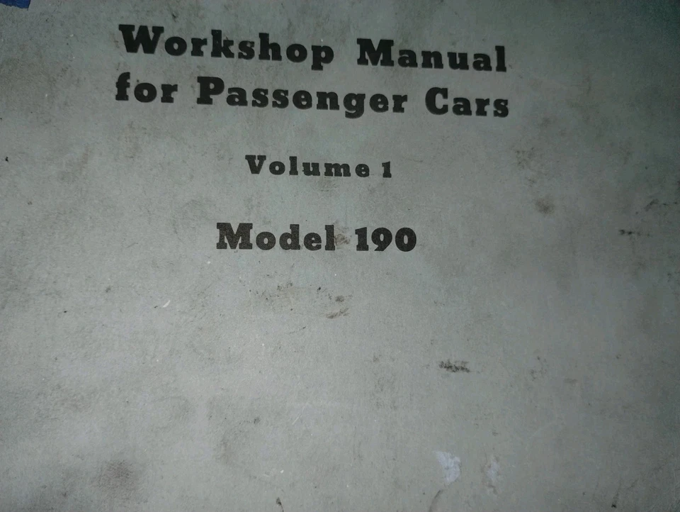 3 MANUALES DE SERVICIO DE TIENDA MERCEDES-BENZ CLÁSICOS 190 C 200 230SL 250SL 200D 300 SEL  Foto 3 de 4
