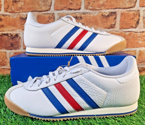 ADIDAS K 74 TRAINERS SIZE 9 5 WHITE LEATHER BLUE RED TRIM EBay UK adidas-k-74-trainers-size-9-5-white-leather-blue-red-trim-ebay-uk