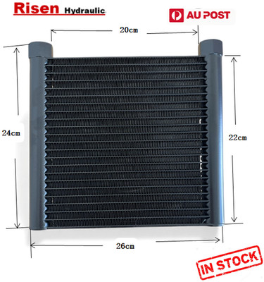 25L/Min Hydraulic Oil Cooler 20 Bar 2MPa High Pressure Cooler DC 12V AJ1025
