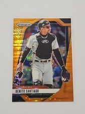 2025 Panini Prizm - Benito Santiago, Benito Santiago #243 Orange Pulsar Prizm...