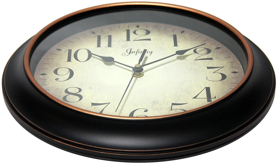Infinity Instruments 14877BG-2732 Precedent Silent Sweep 12 inch Wall Clock - Image 2 of 4