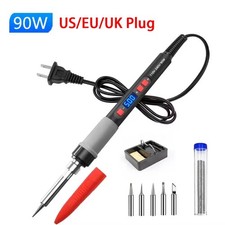 90W Digital Soldering Iron Kit Electronics We...