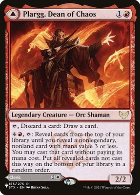 MTG Plargg, Dean of Chaos (STX-155/137) From Cute to Brute LP - The List