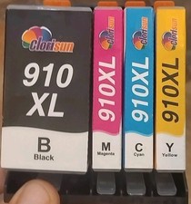 4pk 910XL Ink Cartridges for HP OfficeJet Pro 8010 8015 8020 8021 8022 8025 8028