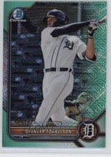 2022 Bowman Chrome Prospects Mega Box Aqua Mojo Refractor Spencer Torkelson 1q0o