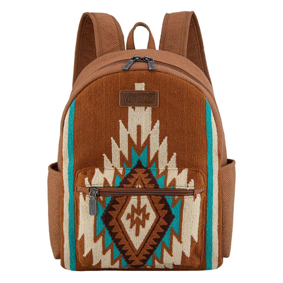 Wrangler Ladies Southwestern Knitted Brown Backpack WG174-91152BR