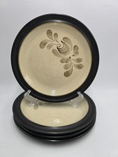 Denby Bakewell Salad Plates X4 20cm Excellent Condition Vintage Stoneware