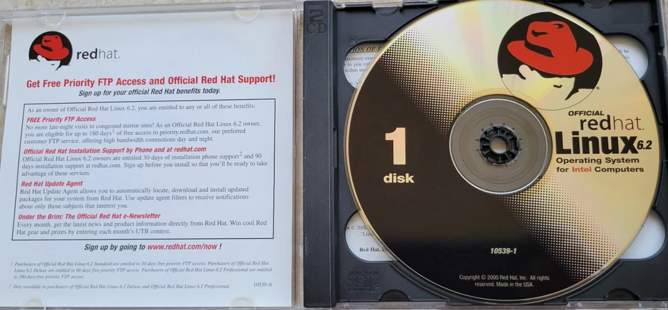 Vintage - RedHat Official Linux 6.2 for X86 Processors - Image 3 of 4