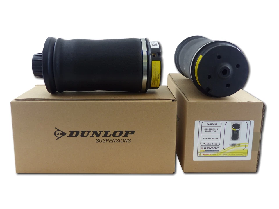 2x Dunlop Luftfeder Mercedes Benz ML GLE W164 W166 GL GLS X164 X166 Hinterachse - Bild 2 von 4