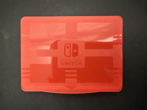 Mini 4 Game Cartridge Holder Case For Nintendo Switch Red Carrying Very Good 4E