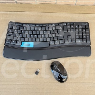 Microsoft Sculpt Wireless Comfortable Desktop Set Ergonomic Design Eur.Version