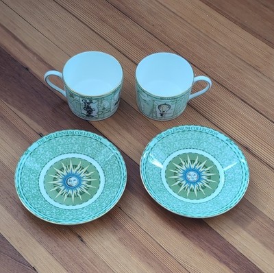 Wedgwood Millennium Collection Cup & Saucer Set Bone China - 19th Century