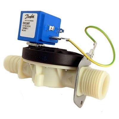 Wascomat, 471 821074, Valve, Inlet 1-Way, 1/2'', 240v