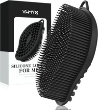 Silicone Loofah - Exfoliating Body Scrubber, Soft Dual-Sided Silicone loofa for