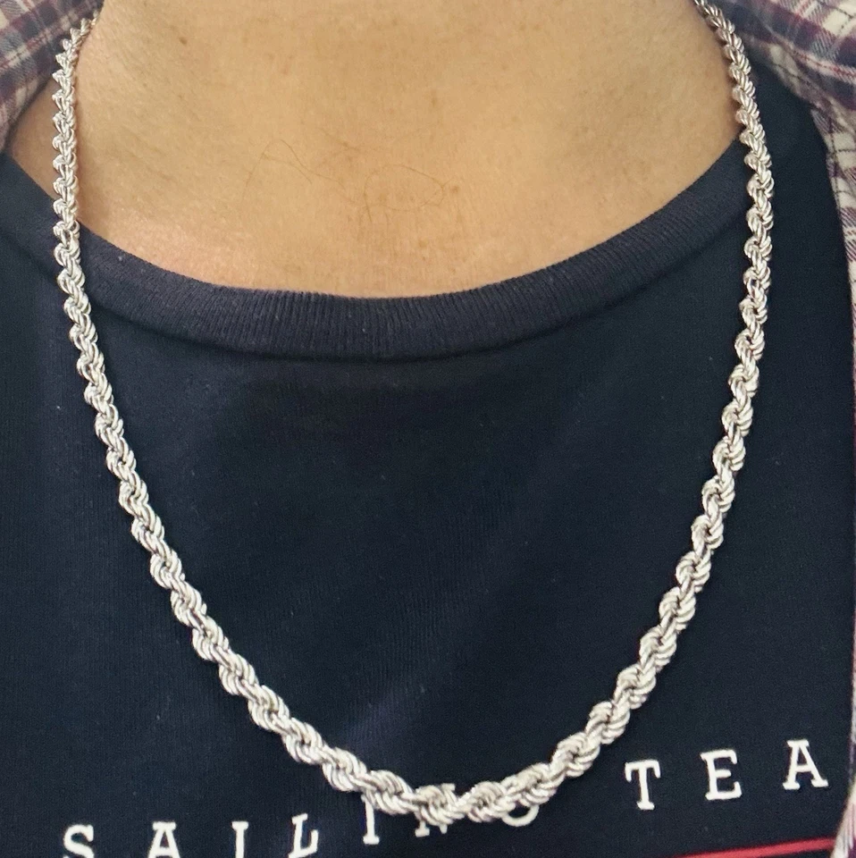 collana argento 925 Maglia Funetta - Immagine 2 di 4