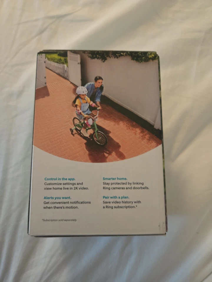 Ring Outdoor Cam Plus Battery Wire-Free 2K Security Camera - White - Image 2 of 2