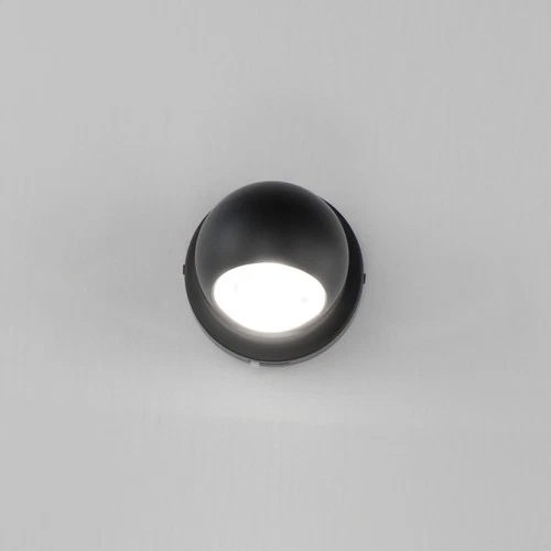 ET2 E23510 Nodes 5"W LED Semi-Flush Globe Ceiling Fixture - Black - Picture 10 of 11