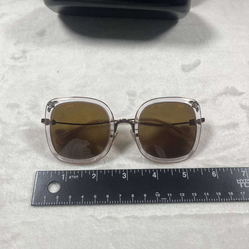 Coach Rose Gold L1081 HC7101B 933113 53-23-140 Oversized Sunglasses - Image 3 of 4
