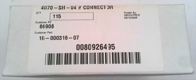 3M 3428-6303 CONN HEADER VERT 20POS 2.54MM (LOT OF 5)