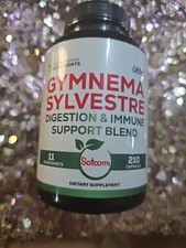 1000mg Gymnema Sylvestre Supplements - 210 Capsules - Gymnema Extract 201 wi  