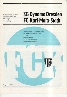 OL 82/83 SG Dynamo Dresden FC Hansa Rostock OL 82/83 SG Dynamo Dresden FC Hansa Rostock
