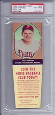1958 Hires Set With Tabs Jack Sanford #39 PSA 8