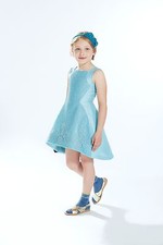 SALE! Girls ValMax Hi-Lo Damask Dress Size 5y