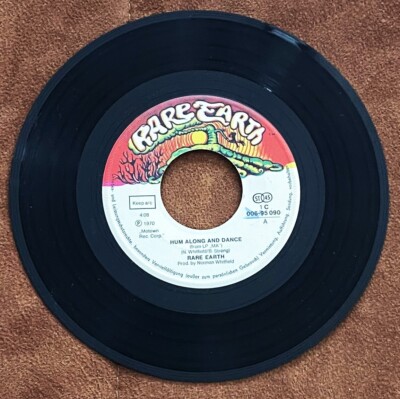 RARE EARTH  - Hum Along And Dance / Come With Me  - 7'' Single