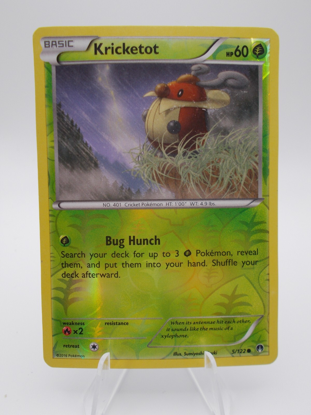 Kricketot 5/122 Breakpoint Pokémon Reverse Holo Near Mint/Mint