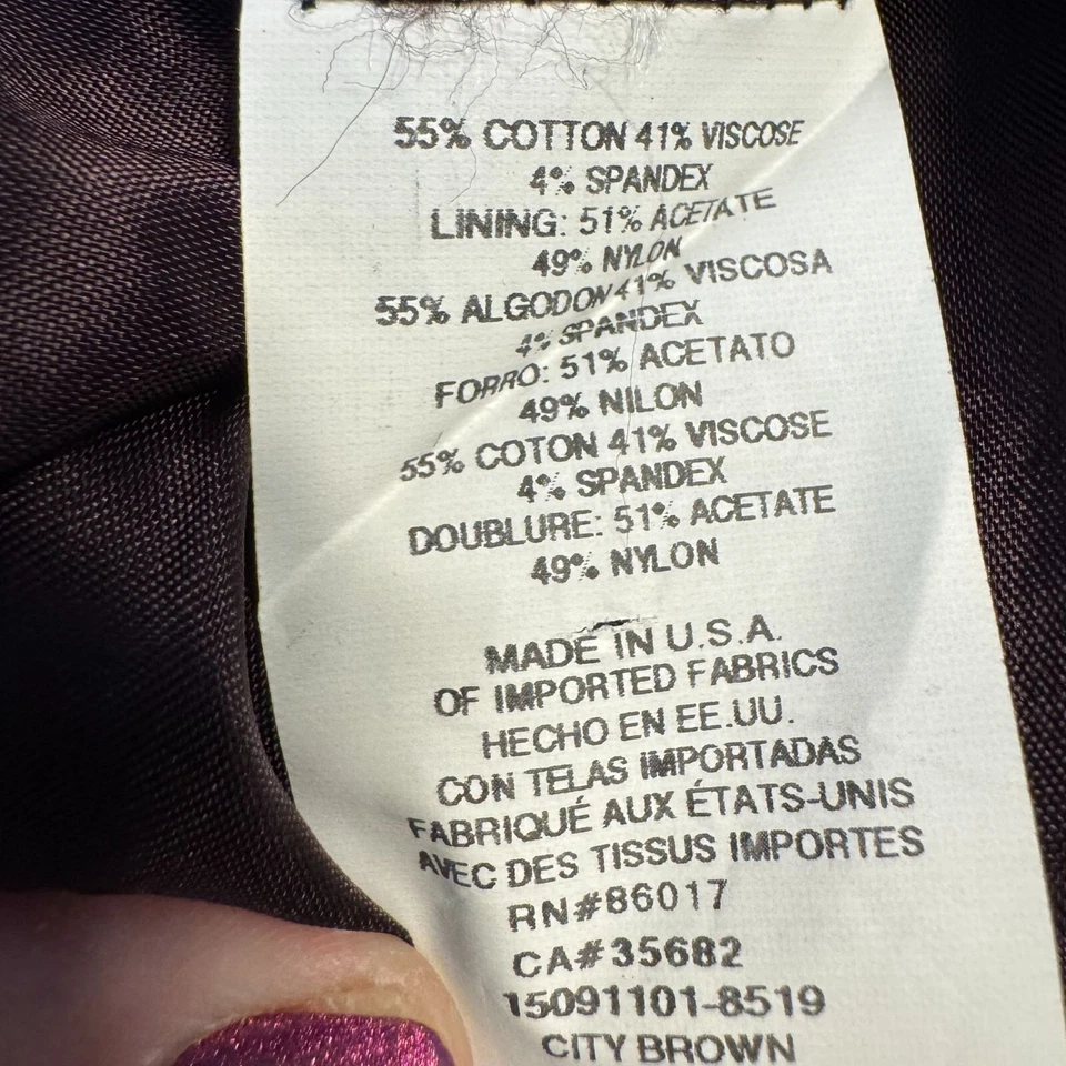 Blazer feminino Bebe cetim tamanho 6 Y2K costura sob medida botão único anos 90 trabalho - Imagem 4 de 4