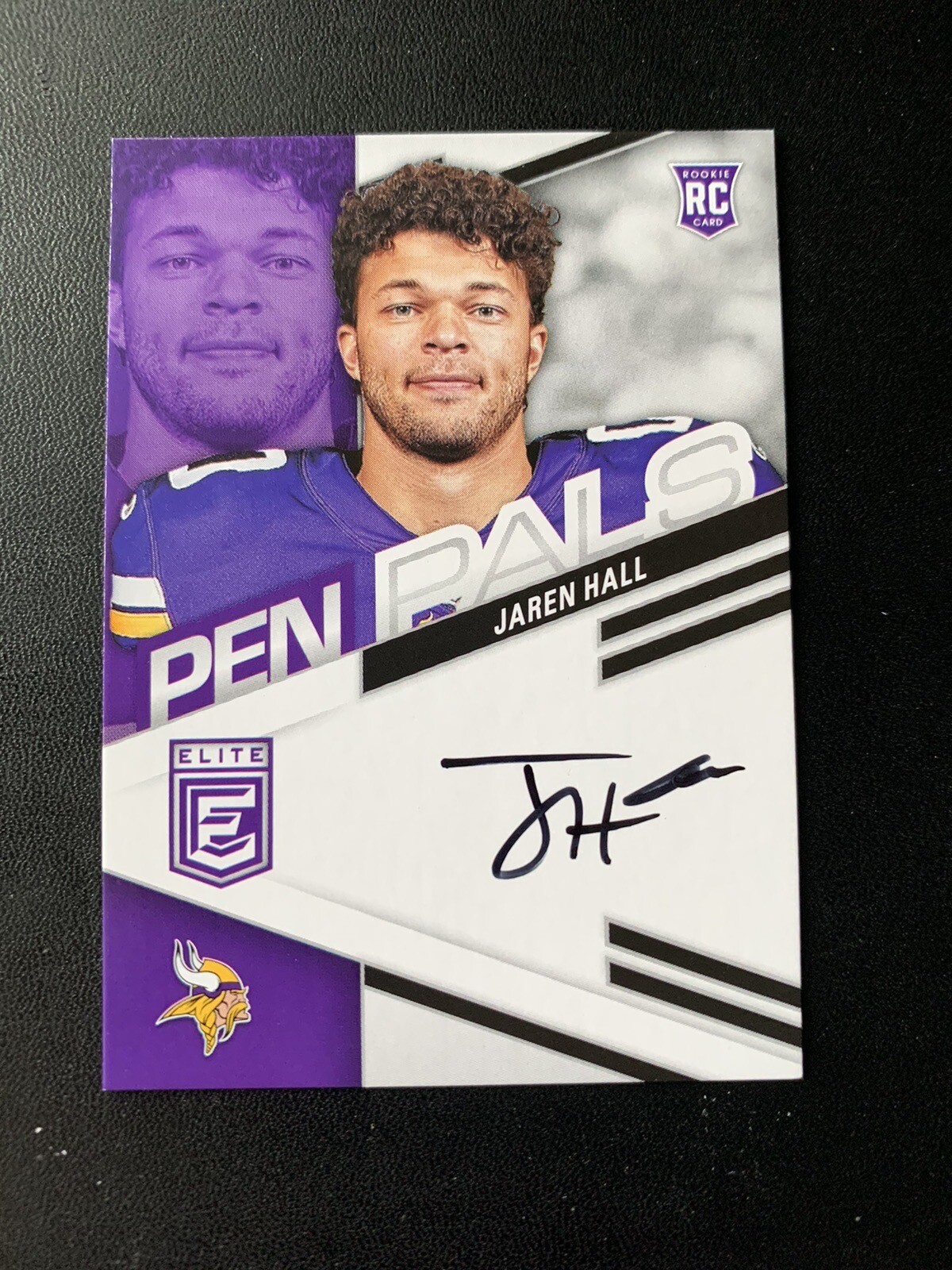 2023 Donruss Elite Jaren Hall Rookie Auto Pen Pals #PPJHA Vikings
