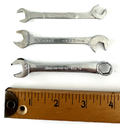 3 Snap-On & Mac Tool Ignition & Midget Wrenches