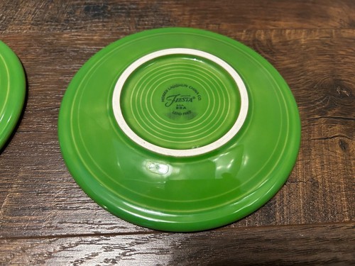 Fiestaware 6" Tea Cup Saucer USA Set of 2 - Picture 6 of 6